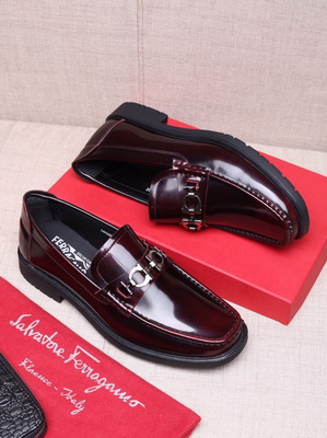 Salvatore Ferragamo Business Men Shoes--096